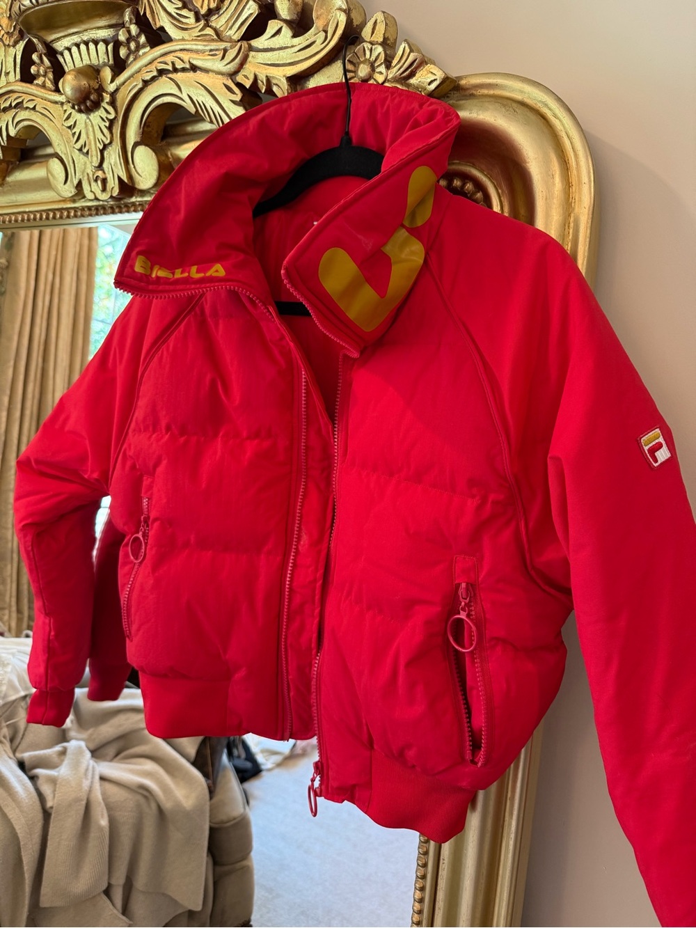 Fila Red Puffer Jacket